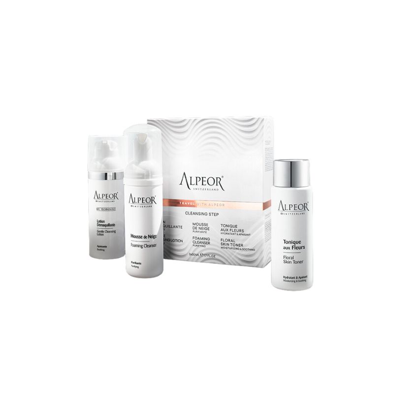 ALPEOR HYDRASWISS Cleansing Travelset 3x50ml ALPEOR HYDRASWISS Cleansing Travelset 3x50ml