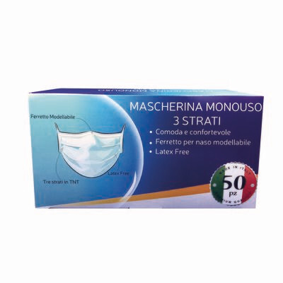 MASCHERINA CHIRURGICA NERA
