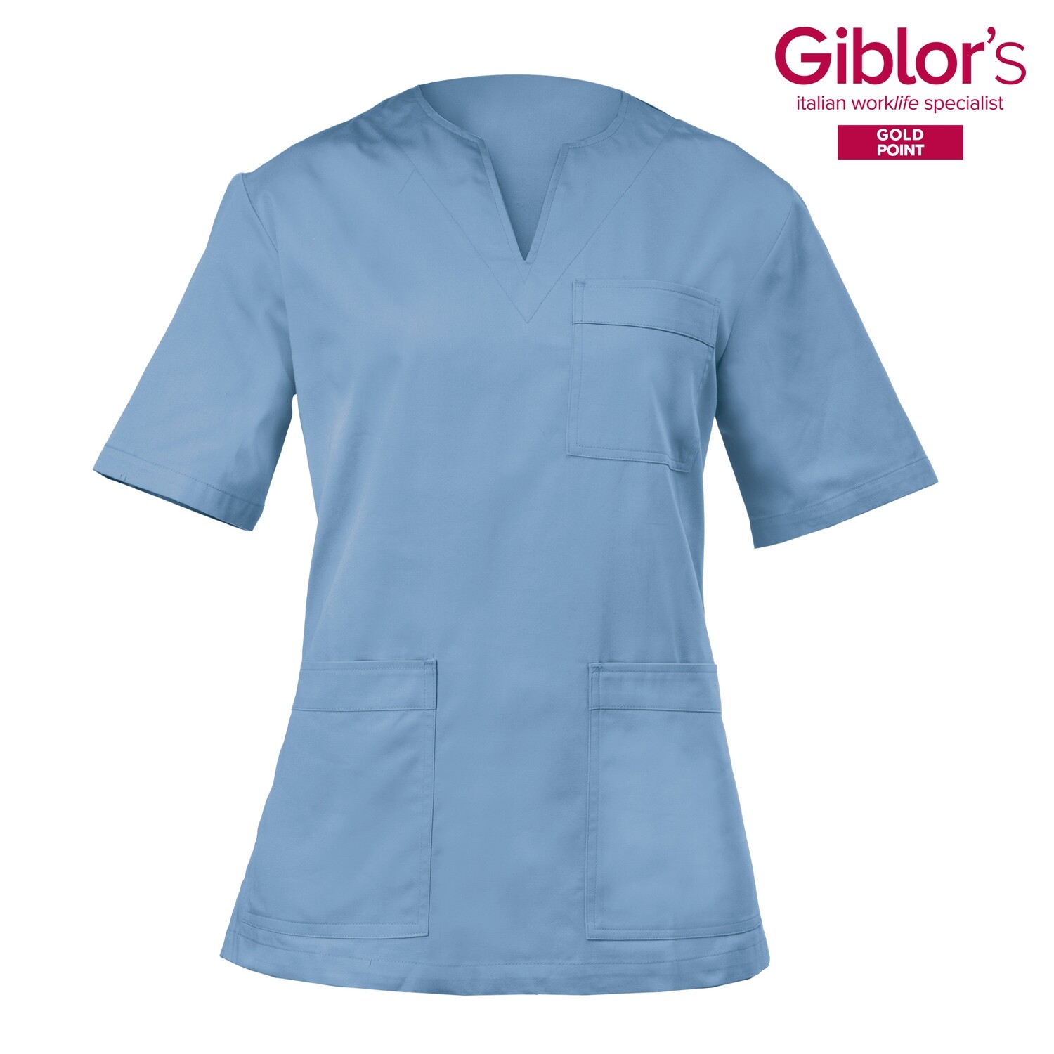 CASACCA MARGHERITA LUX SATIN AZZURRA