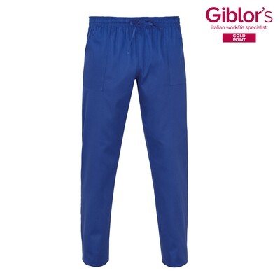 PANTALONE ALAN LUX SATIN BLUETTE PANTALONE ALAN LUX SATIN BLUETTE