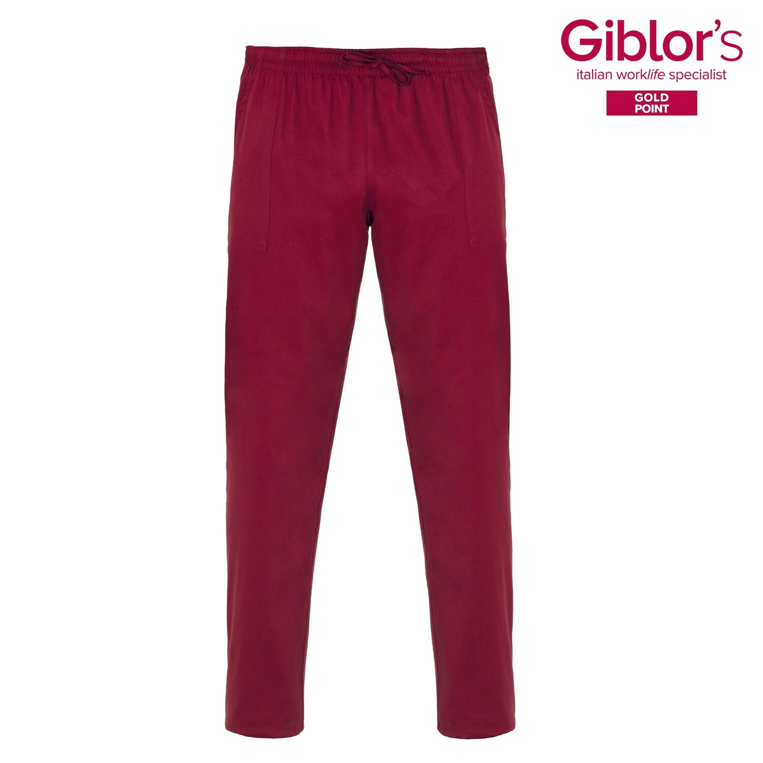 PANTALONE ALAN LUX SATIN BORDEAUX