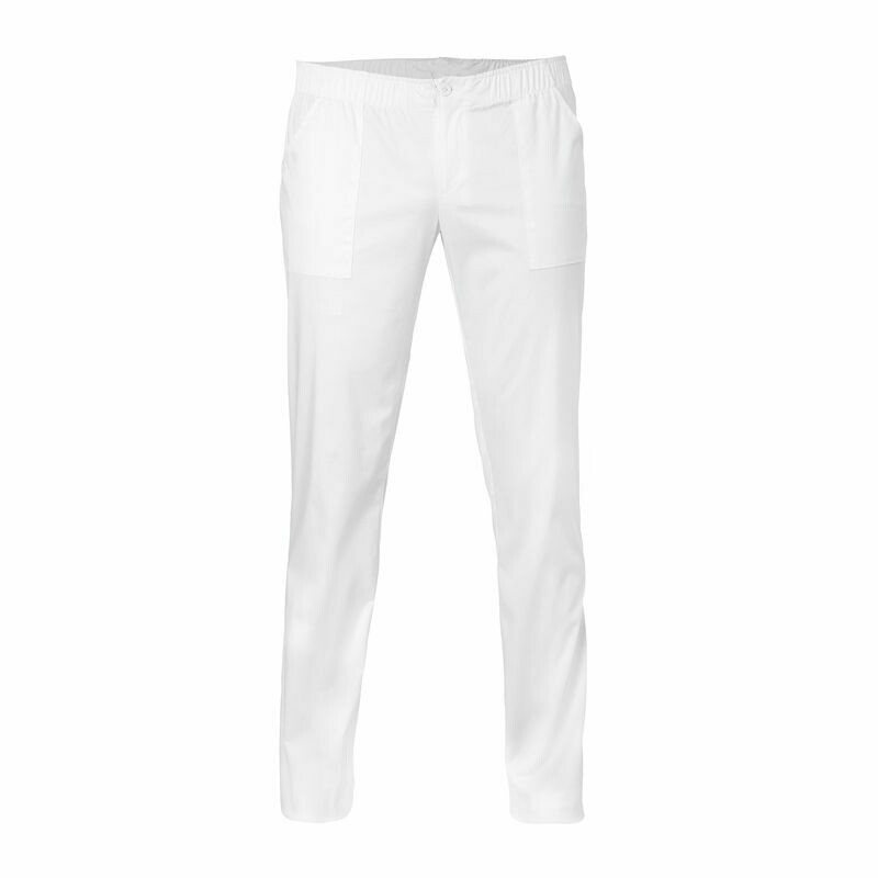 PANTALONE ENOCH ELASTICIZZATO BIANCO