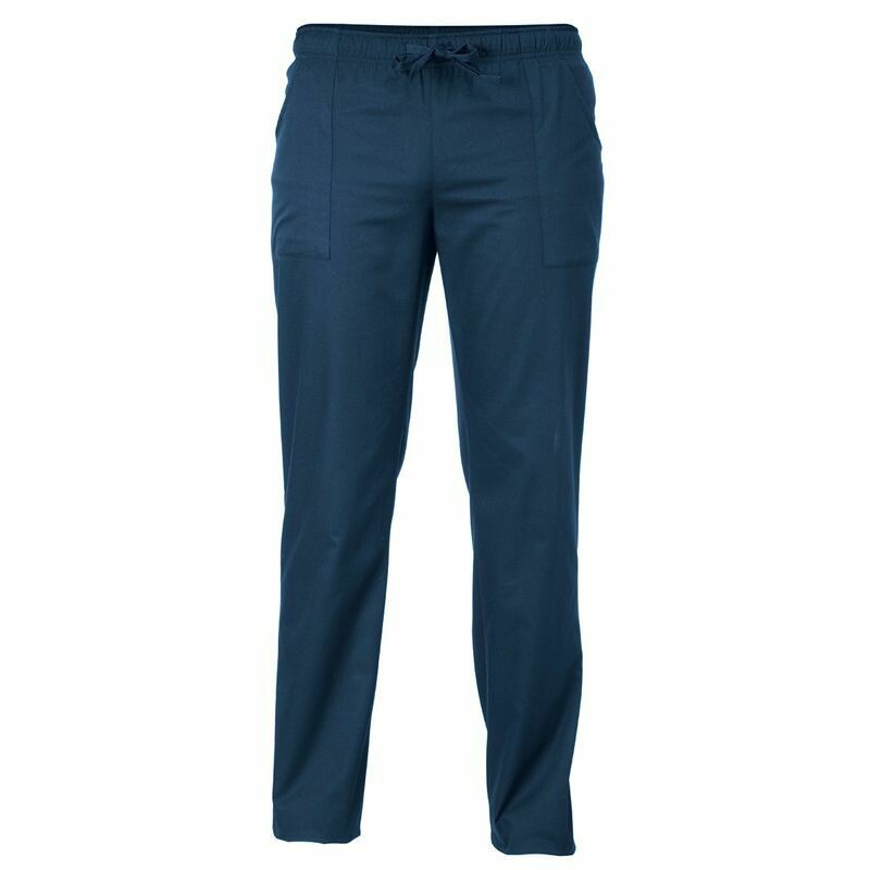PANTALONE ALAN LUX SATIN BLU