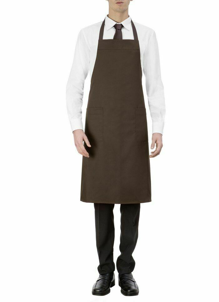 GREMBIULE PETTORINA AMSTERDAM MARRONE