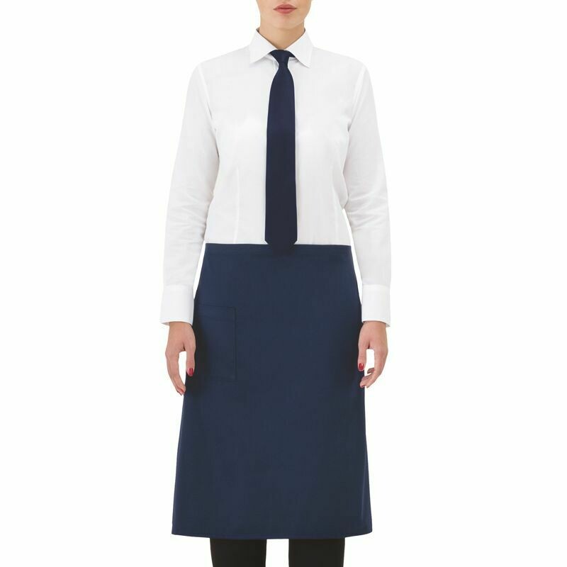 GREMBIULE PRAGA LUX SATIN BLU