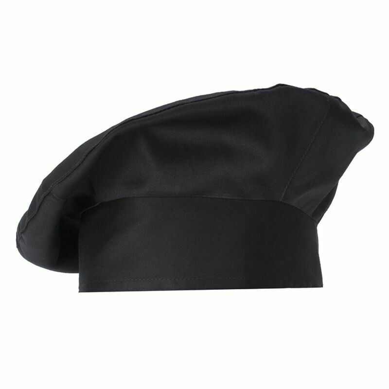 CAPPELLO CUOCO LUX SATIN NERO
