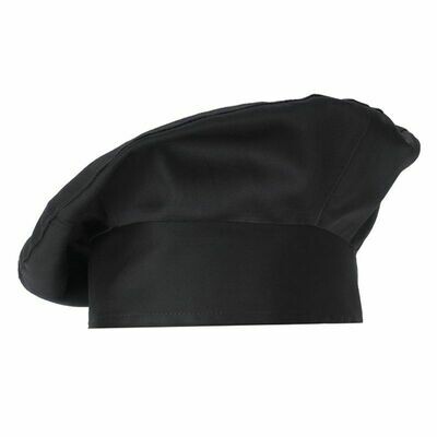 CAPPELLO CUOCO LUX SATIN NERO