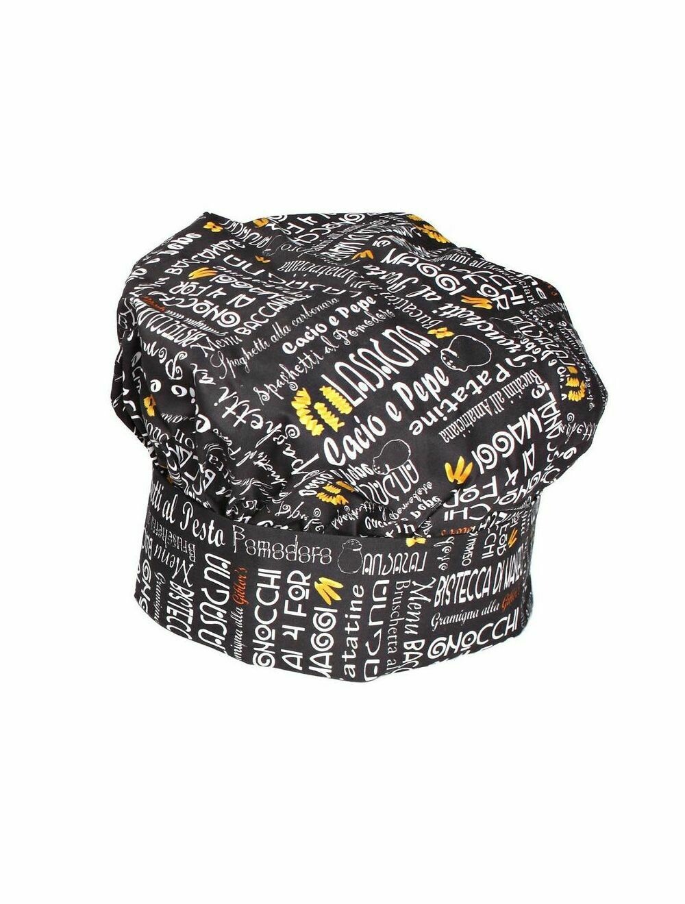 CAPPELLO CUOCO MENU&#39; NERO
