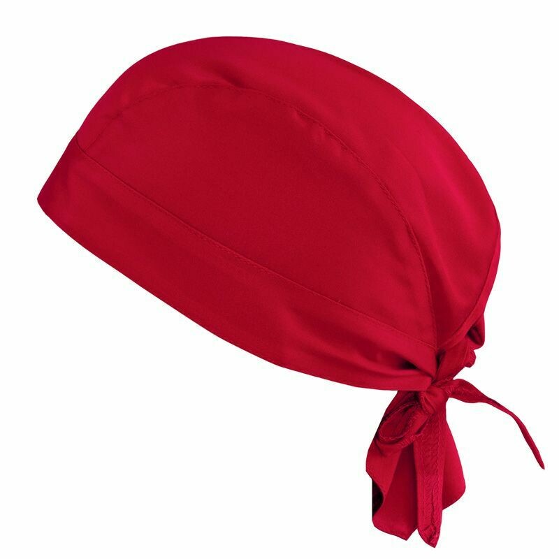 BANDANA CUOCO LUX SATIN ROSSA