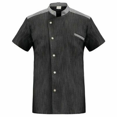 GIACCA ACHILLE DENIM NERO