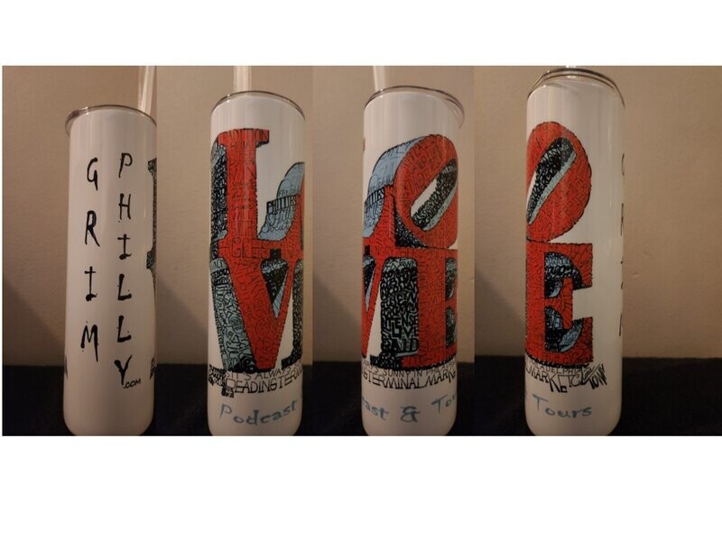 Grim Philly Hot/Cold Drink Tumbler - Liberty Bell Design