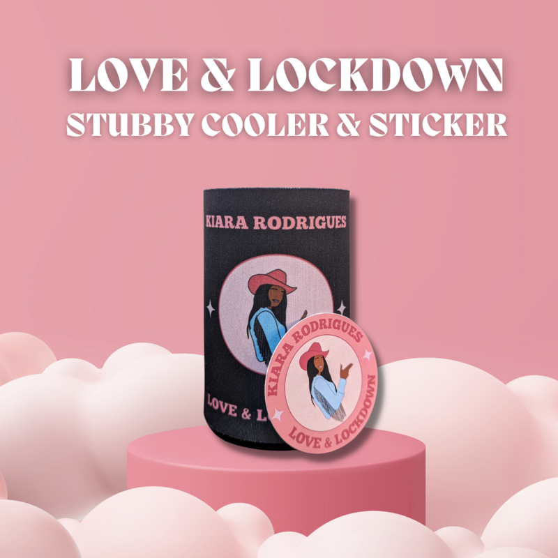 STUBBY COOLER &amp; STICKER