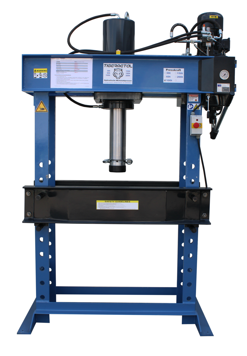 Hydraulische Werkstattpresse 200 Tonnen