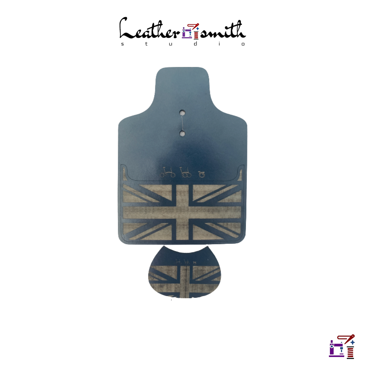 Artisan Series Splash Guard - Union Jack Design, COLOURS: Buttero Blue