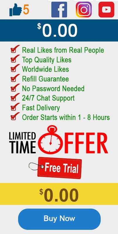 FREE 5 Facebook Instagram YouTube Likes