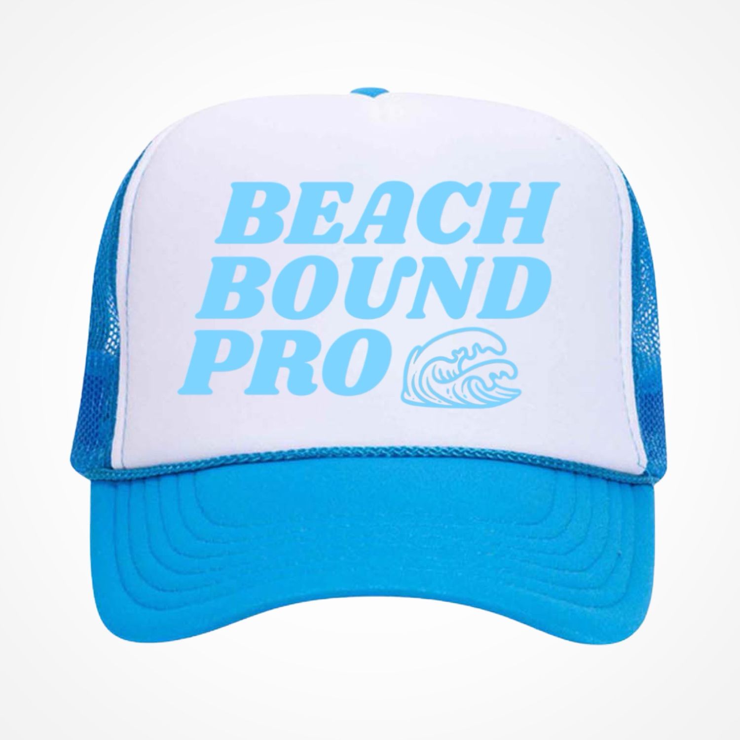 BEACHBOUNDPRO™️ TRUCKER HAT -“BLUEBERRY”