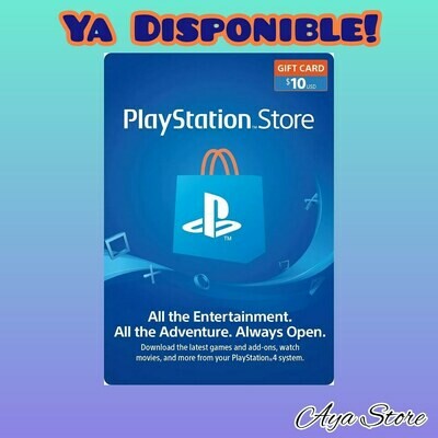 Gift Card Playstation store (Region U.S.A)