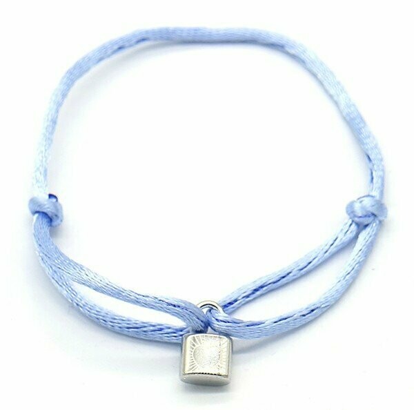 Lock  Bracelet Blue/Silver