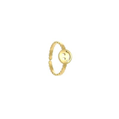 Ring smiley Gold