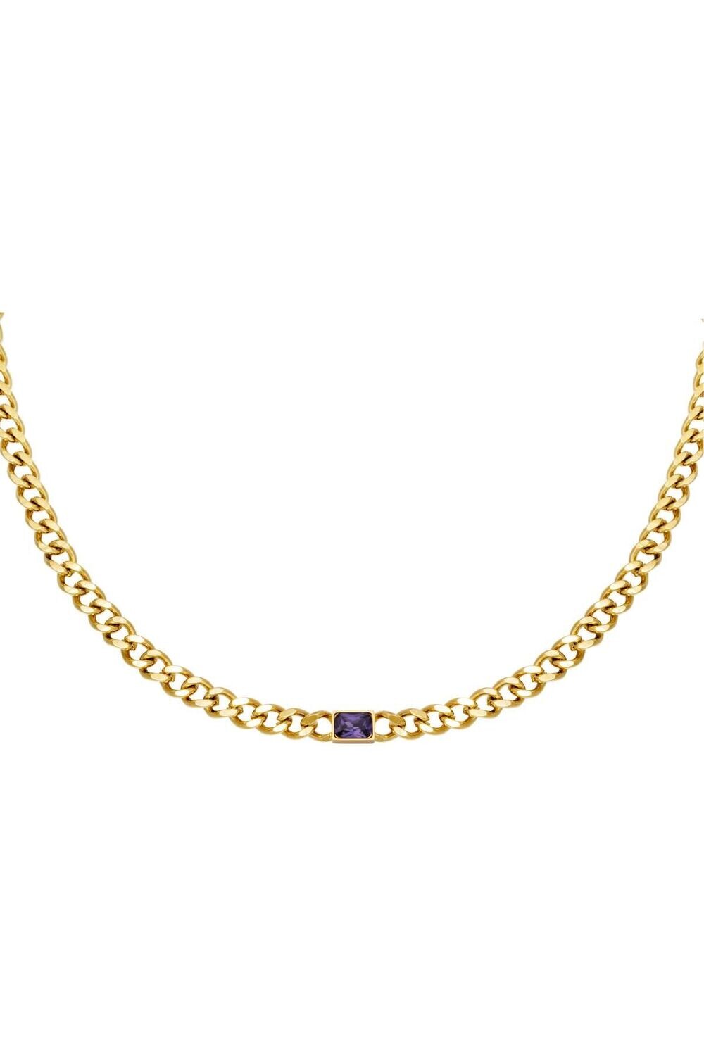 Ketting Diamond In Chain - goud