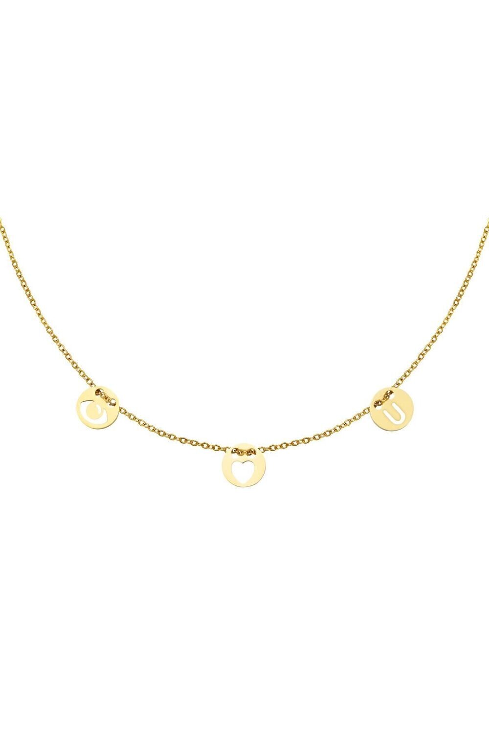 Ketting Eye Love You - Goud