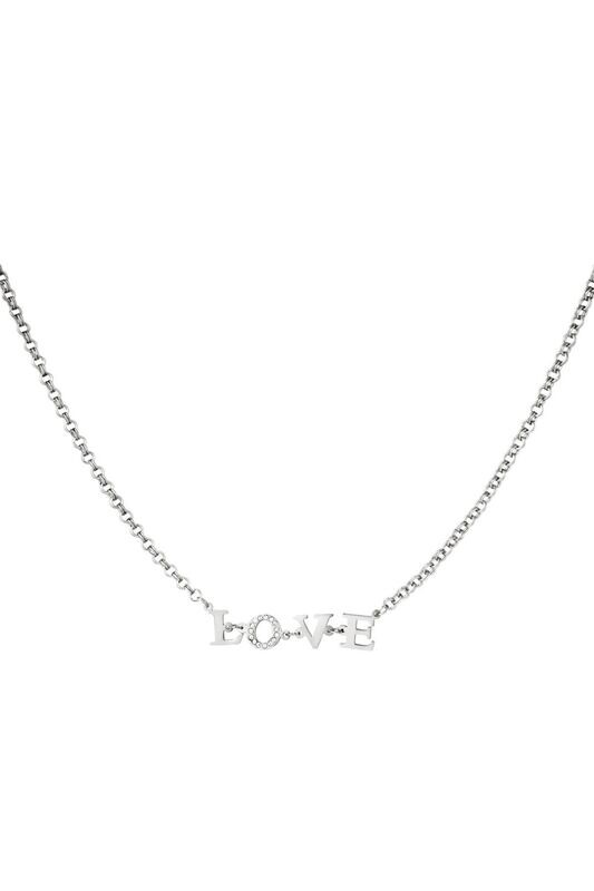 Ketting Love -Zilver