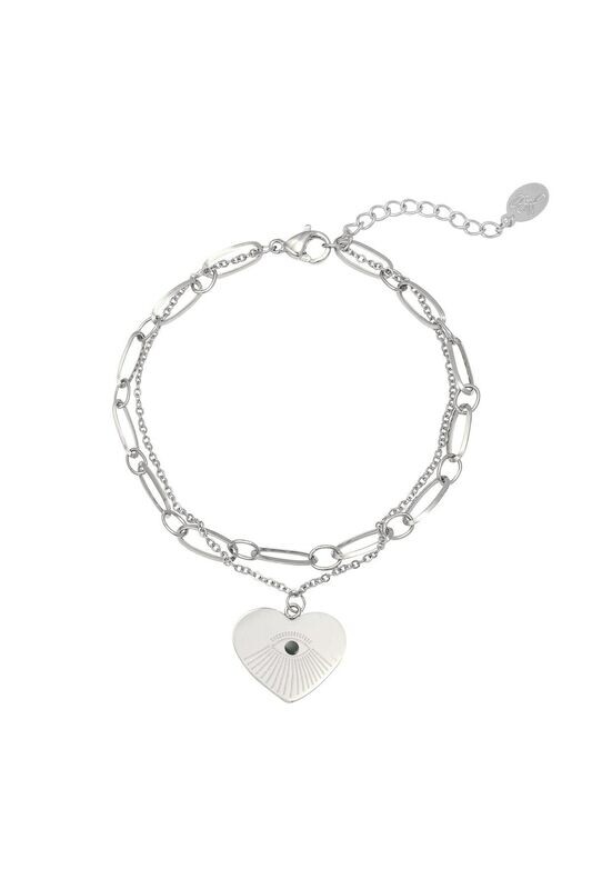 Armband Peekaboo -Zilver