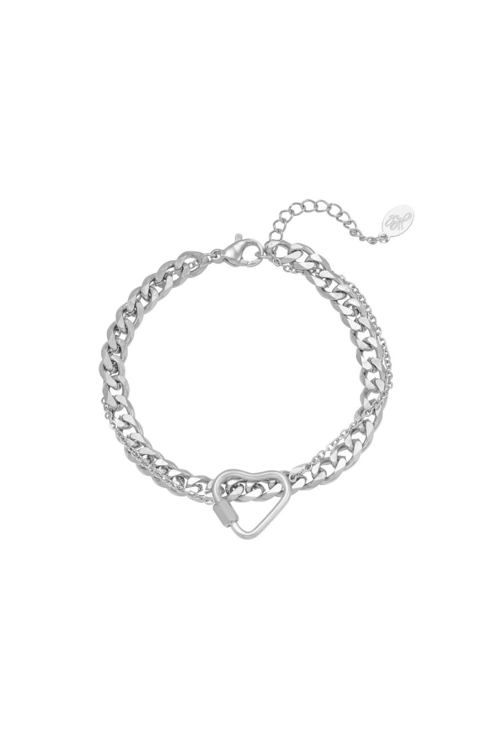 Armband Geketend Hart