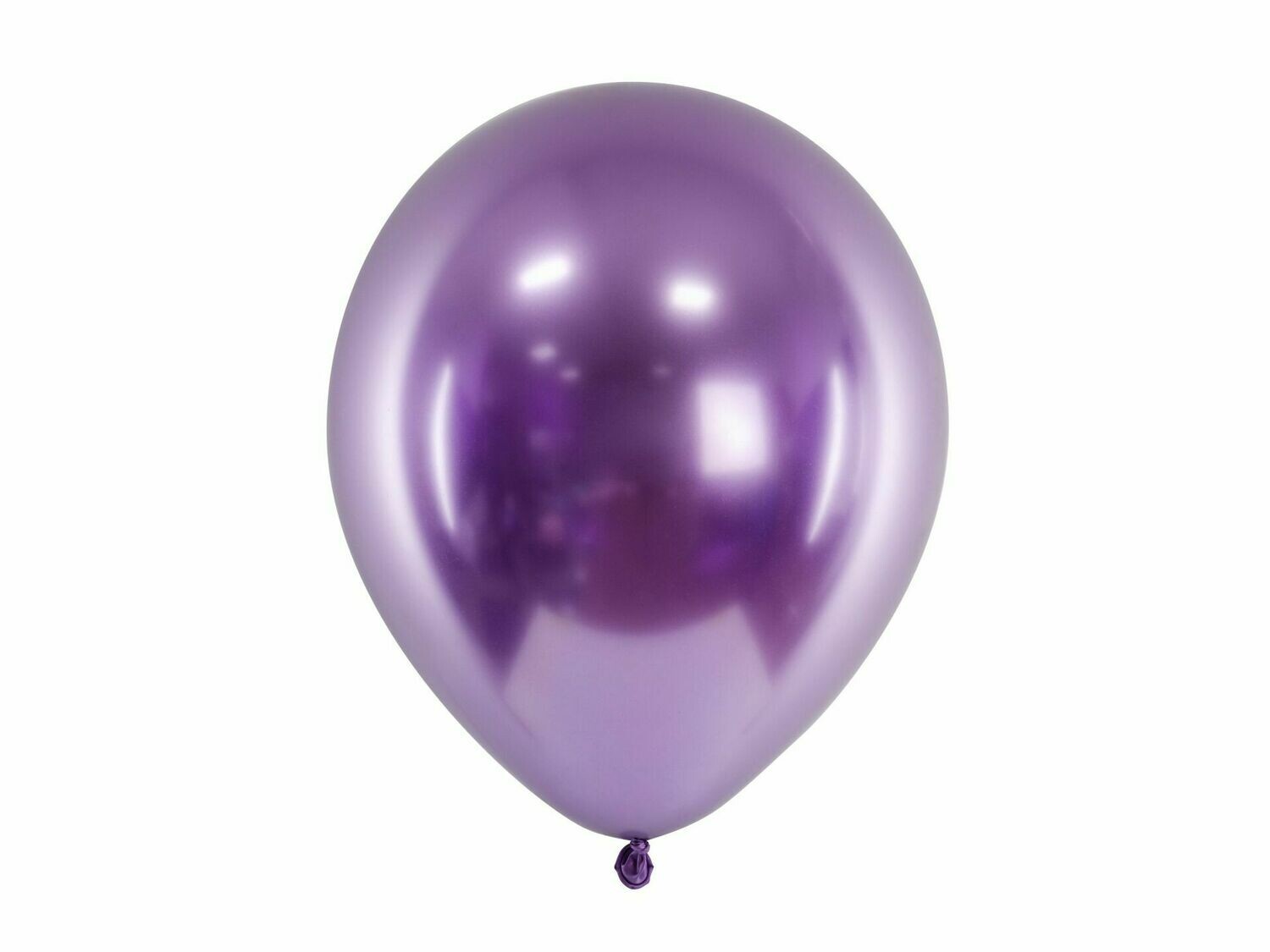 Hromēts lateksa balons, 30  cm, violetā krāsa - 1 gab.