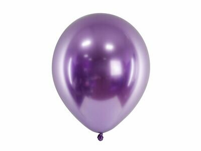Hromēts lateksa balons, 30 cm, violetā krāsa - 1 gab.