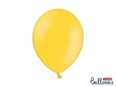 Lateksa balons, 30 cm, medus dzeltena krāsa - 1 gab.