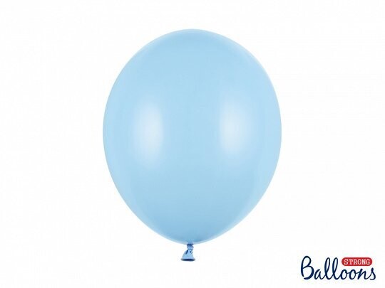 Lateksa balons, 30 cm,  gaiši zila krāsa - 1 gab.
