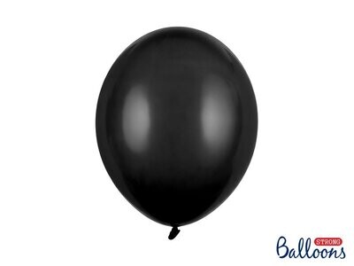 Lateksa balons, 30 cm, melna krāsa - 1 gab.