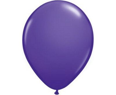 Lateksa balons, 30 cm, violetā krāsa - 1 gab.