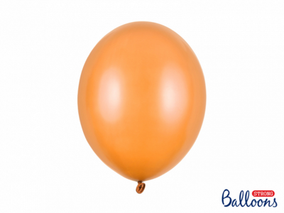 Lateksa balons, 30 cm, perlamutra, oranža krāsa - 1 gab.