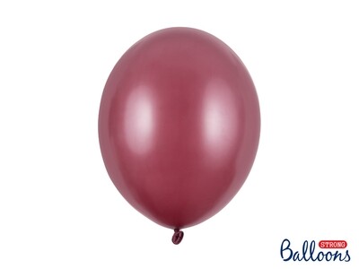 Lateksa balons, 30 cm, perlamutra, sarkanbrūna krāsa - 1 gab.