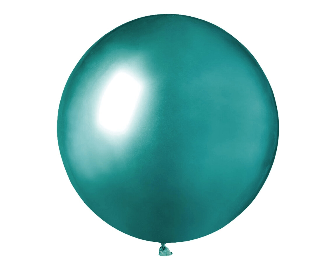 Hromēts lateksa balons, 48 cm, zaļa krāsa - 1 gab.
