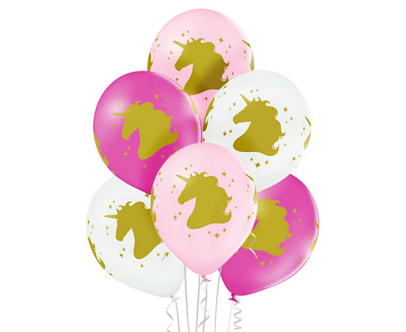 Lateksa balons, 30 cm,  "Vienradzis" - 1 gab.