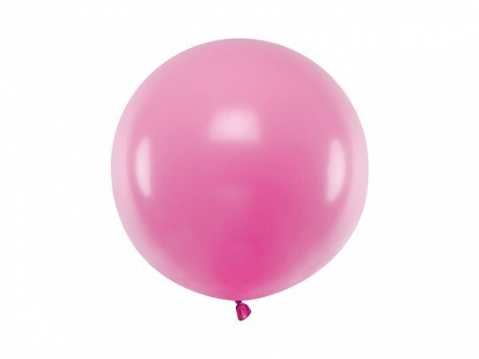 Lateksa balons, 60 cm, rozā krāsa