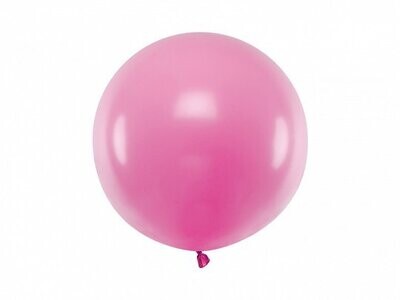 Lateksa balons, 60 cm, rozā krāsa