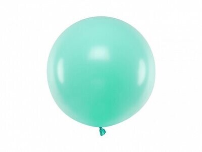 Lateksa balons, 60 cm, mint krāsa
