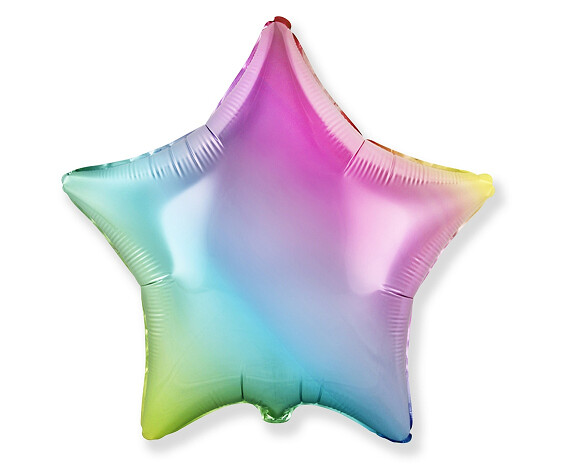 Folijas balons "Zvaigzne", 48 cm, krāsaina