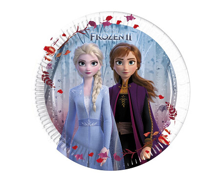 Šķīvji "Frozen II", 20 cm, 8 gab.