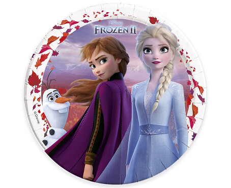 Šķīvji "Frozen II", 23 cm, 8 gab.