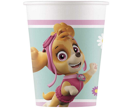 Glāzes "Paw Patrol girl", 200 ml, 8 gab.