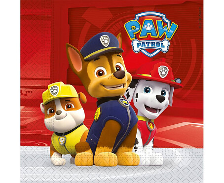 Salvetes " Paw Patrol", 33x33cm, 20 gab.