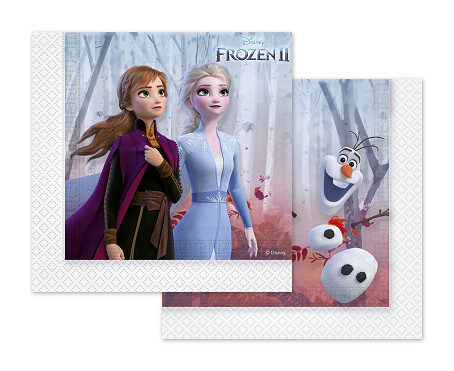 Salvetes "Frozen II", 33x33cm, 20 gab.