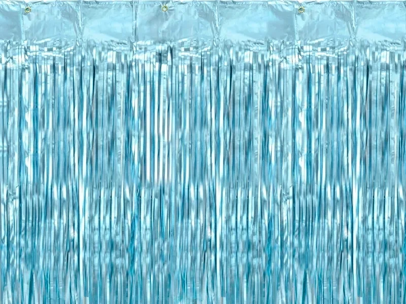 Folijas aizkari, zila krāsa,  90x250cm