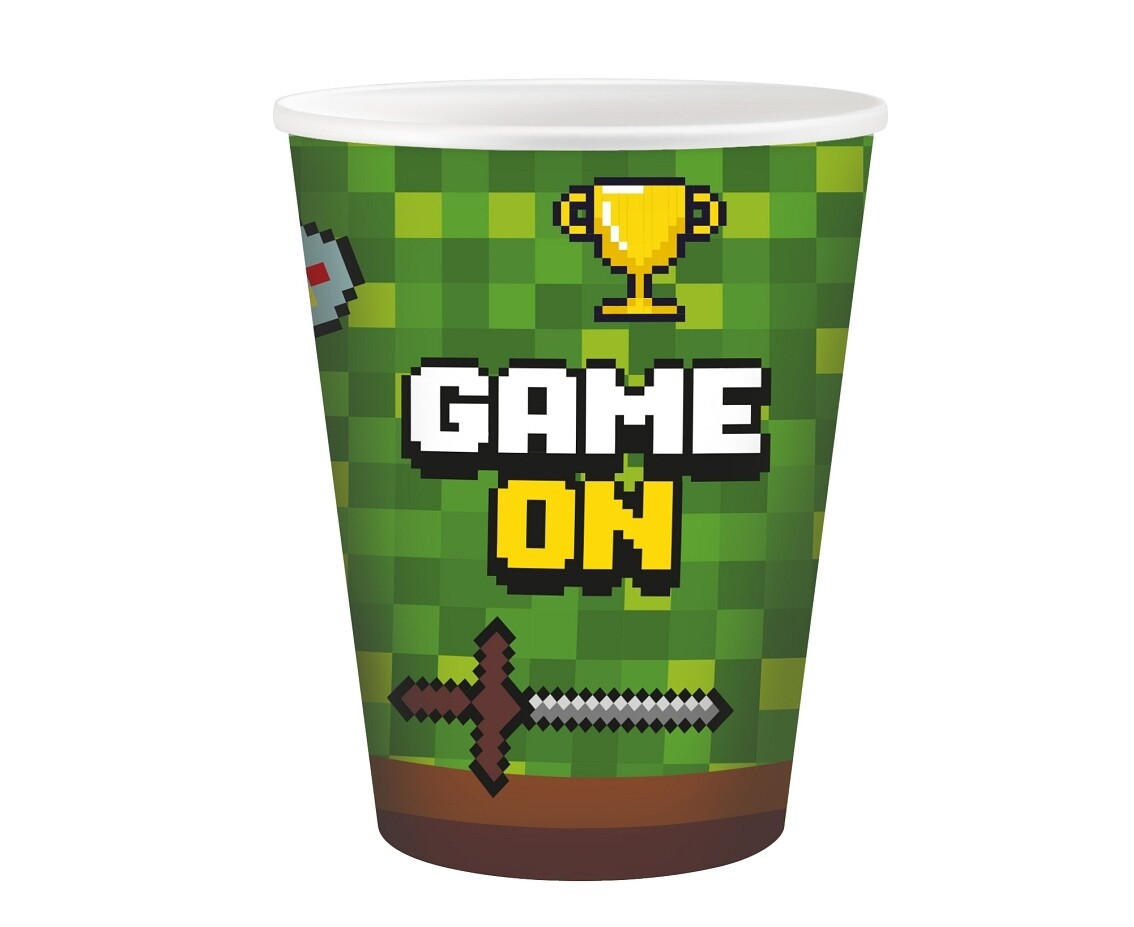 Glāzes "Game On", 200ml, 6 gab