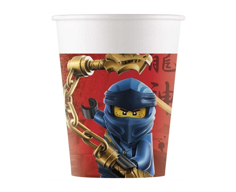 Glāzes "Lego Ninjago", 200ml, 8 gab.